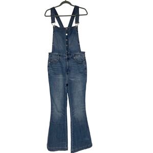 Judy Blue Denim Flare Overalls Women's XL